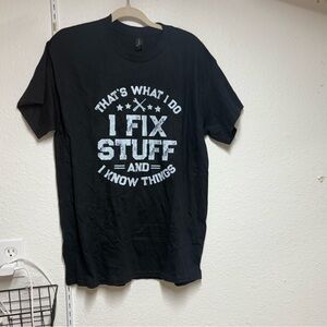 Gildan Black Heavy Cotton T-Shirt 142